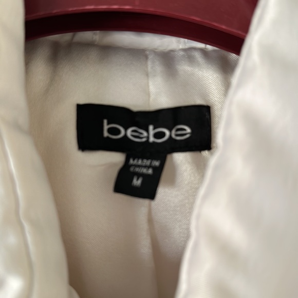 White Bebe Puffer Coat - Picture 2 of 12